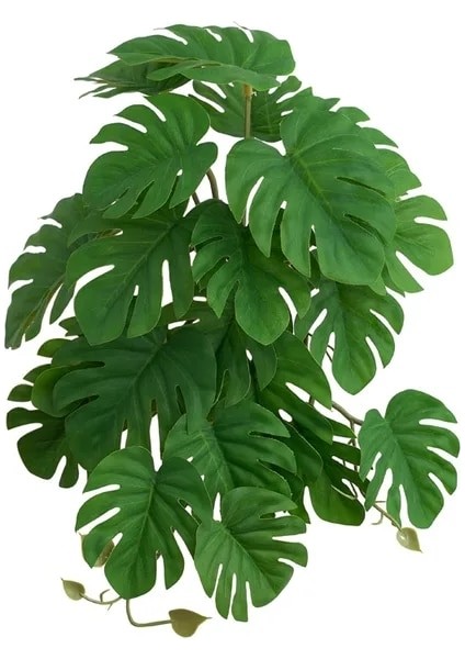 Q 26 cm Yapay Gerçekçi Bitkiler Duvar Yaprağı Plastik Mini Banyan Yeşil Sahte Palmiye Ağacı Dalları Dıy El Sanatları Ev Bahçe Otel Dekor (Yurt Dışından)