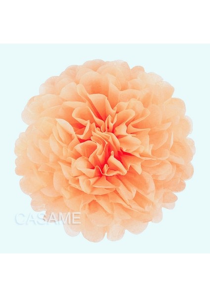 Şeftali Turuncu 12 Inç 30CM 5 Adet 4 6 8 10 12 Inç Kağıt Mendil Pom Pom Poms Düğün Partisi Kağıt Ponpon Çiçek Düğün Dekorasyon Için Ponponlar Doğum Günü Bebek (Yurt Dışından)