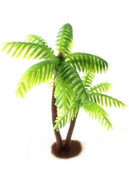 1 Adet Ağaç Palmiye Ağaçları Mini Dekor Peyzaj Yapay Model Minyatür Bonsai Tankı Balık Manzara Dekorasyon Akvaryum Kek Topper Bitki (Yurt Dışından)