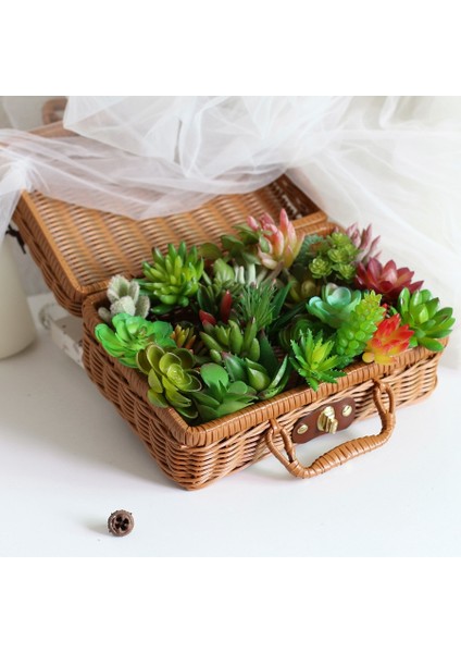 Yeşil Xiaofoshouzhi 39 Stilleri Yeşil Yapay Succulents Bitkiler Ev Bahçe Dekorasyon Düğün Bitkileri Duvar Çiçek Aranjmanı Bonsai Sahte Bitkiler (Yurt Dışından)