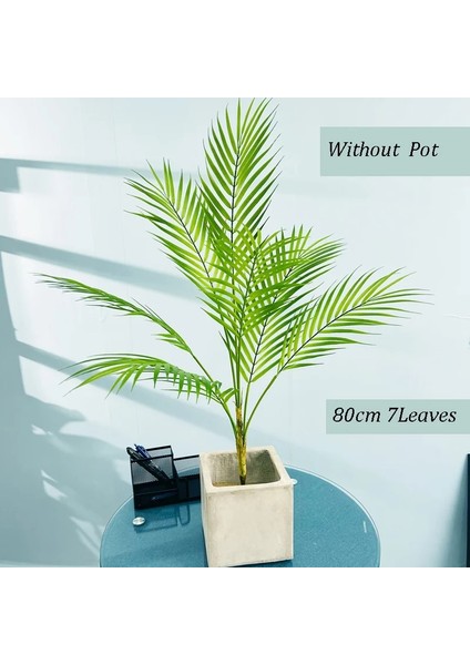 90 cm 9 Kafaları 125 cm 13 Kafaları Büyük Yapay Palmiye Ağacı Tropikal Bitkiler Sahte Palmiye Yaprakları Plastik Monstera Şube Ev Düğün Dekor Için (Yurt Dışından) fırsatları