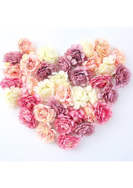 Sütlü Beyaz 10 Adet Ipek Gül Yapay Çiçek Kafa Sahte Çiçek Ev Dekor Için Noel Partisi Evlilik Düğün Dekorasyon Dıy Çelenk Aksesuarları (Yurt Dışından) fiyatları