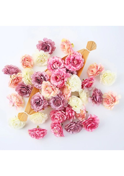 Sütlü Beyaz 10 Adet Ipek Gül Yapay Çiçek Kafa Sahte Çiçek Ev Dekor Için Noel Partisi Evlilik Düğün Dekorasyon Dıy Çelenk Aksesuarları (Yurt Dışından) fırsatları