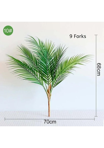 I Plastik Yapay Palmiye Yaprağı Bitkiler Yeşil Çöl Yaz Dekorasyon Tropikal Sahte Bitki Bahçe Ev Orman Parti Dekor Düğün (Yurt Dışından) fiyatları