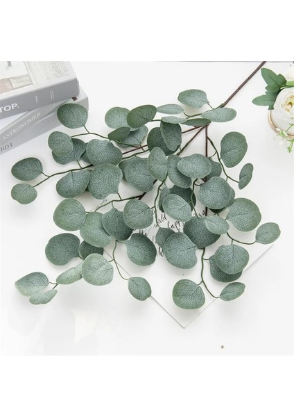 Açık Yeşil 65 cm Yapay Bitki Okaliptüs Ipek Yeşil Söğüt Yaprakları Ev Dekorasyon Noel Açık Düğün Parti Sahte Bitki Aranjmanı (Yurt Dışından) indirimleri