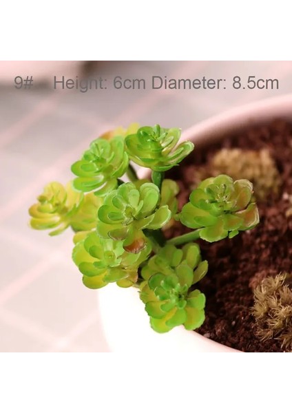Yeşil Xiao Xianrenke 39 Stilleri Yapay Bitkiler Ev Bahçe Dekorasyon Sahte Bitkiler Bonsai Succulents Bitkiler Düğün Çiçek Aranjmanı Aksesuarları (Yurt Dışından)