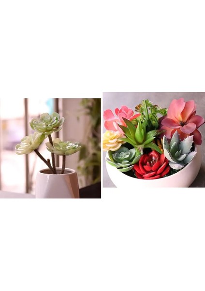 Yeşil Xiao Xianrenke 39 Stilleri Yapay Bitkiler Ev Bahçe Dekorasyon Sahte Bitkiler Bonsai Succulents Bitkiler Düğün Çiçek Aranjmanı Aksesuarları (Yurt Dışından)