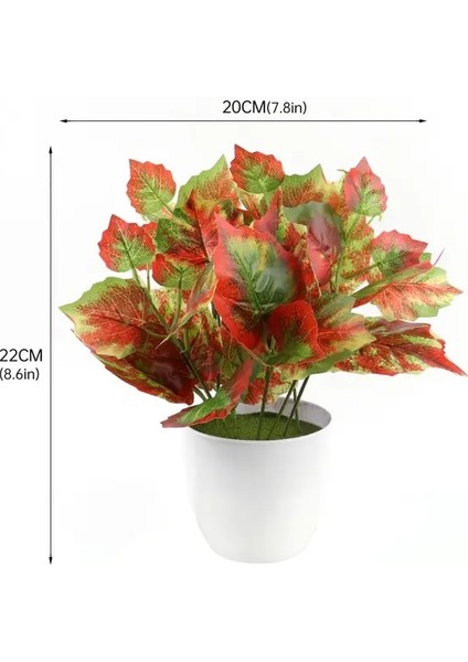 E Yeni Mini Yapay Bitki Bonsai Küçük Simüle Ağaç Saksı Bitkileri Sahte Çiçekler Ofis Masası Saksı Süsler Ev Bahçe Dekor (Yurt Dışından)