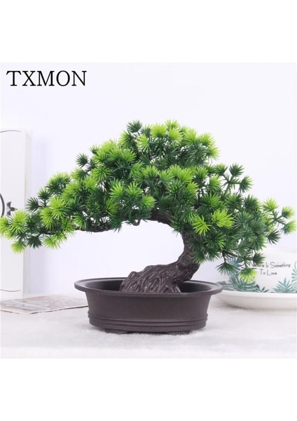 G Simülasyon Bonsai Süsler Sahte Ağaç Saksı Büyük Karşılama Çam Plastik Sahte Saksı Bitkileri Simülasyon Çam Iç Dekorasyon (Yurt Dışından) fiyatları
