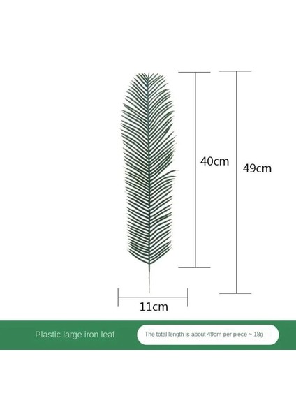 Stil 6 Palm Yapay Yeşil Bitkiler Plastik Yapraklar Sahte Bitkiler Ev Düğün Oturma Odası Balkon Masa Dekorasyonu Için Dağınık Yeşillik (Yurt Dışından) fiyatları