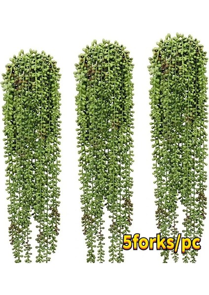 Sevgilinin Gözyaşları 1pc (Saksı Olmadan) Yapay Succulents Asılı Duvar Bitkileri Okaliptüs Mandala Asılı Saksı Plastik Çelenk Düğün Ev Dekor Rattan Bonsai (Yurt Dışından) modelleri