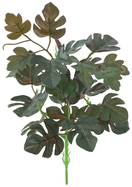 Stil 10 5 Çatal 29 cm Sahte Bitkiler Yapraklar Tropikal Yapay Ağaç Yaprağı Küçük Bitki Örtüsü Dekoratif Bitki Duvar Ev Bonsai Dekorasyon (Yurt Dışından)