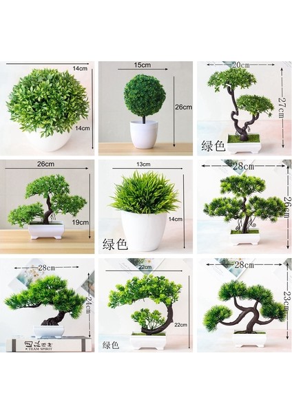 37 Kafaları Mo Li Cao Yeşil Yapay Çam Ağacı Monstera Farsça Çim Okaliptüs Bitkiler Bonsai Ev Aksesuarları Yatak Odası Oturma Odası Dekor Sahte Bitki (Yurt Dışından) fiyatları