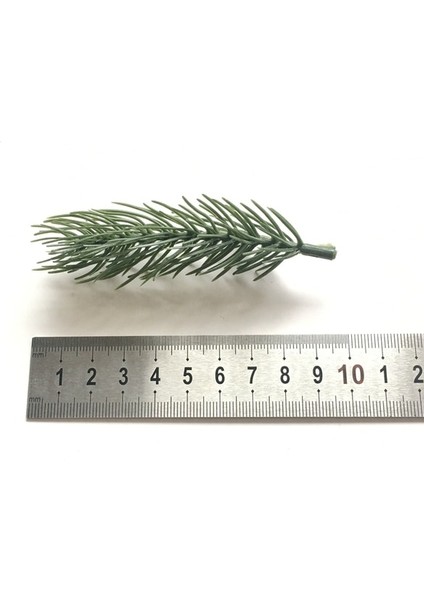 10 cm 10 Adet Çam Dalları Yapay Bitkiler Noel Düğün Ev Ağacı Süslemeleri Dıy El Sanatları Buket Hediye Kutusu Sahte Bitkiler Iğne (Yurt Dışından)
