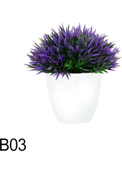 B03 1 Adet Yapay Bitkiler Yeşil Bonsai Küçük Ağaç Saksı Bitkileri Ev Bahçe Partisi Zanaat Bitki Dekor Için Sahte Çiçek Saksı Süsler (Yurt Dışından)