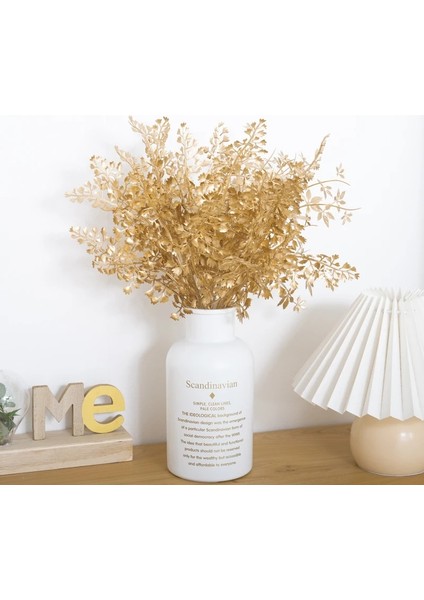 Gypsophila Yapay Bitki Altın Serisi Plastik Sahte Yapraklar Noel Partisi Dekorasyon Bahçe Ev Düğün Kutlama Çiçek Aranjmanı (Yurt Dışından) modelleri