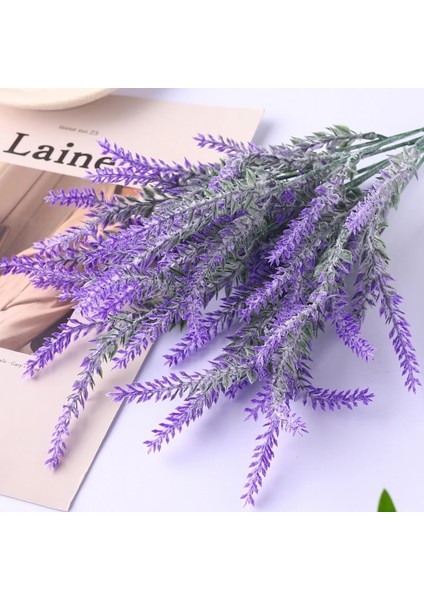 Hong Lian Yapay Çiçekler Akın Plastik Lavanta Paketi Sahte Bitkiler Düğün Dizgin Buketi Kapalı Açık Ev Mutfak Ofis Masası (Yurt Dışından) fiyatları
