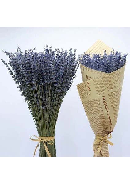 50G Doğal Lavanta Buketi Ölümsüz Taze Kurutulmuş Lavanta Çiçek Demet Dekorasyon Dıy Ev Ofis Ziyafet Düğün Dekorasyon (Yurt Dışından)