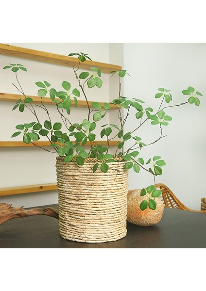 Sl-Ab-W Yapay Bitki Guanyin Lotus Yaprağı 90CM/35.4IN Taze Pastoral Tarzı Ev Dekorasyonu Oturma Odası Masa Dekorasyonu (Yurt Dışından) modelleri