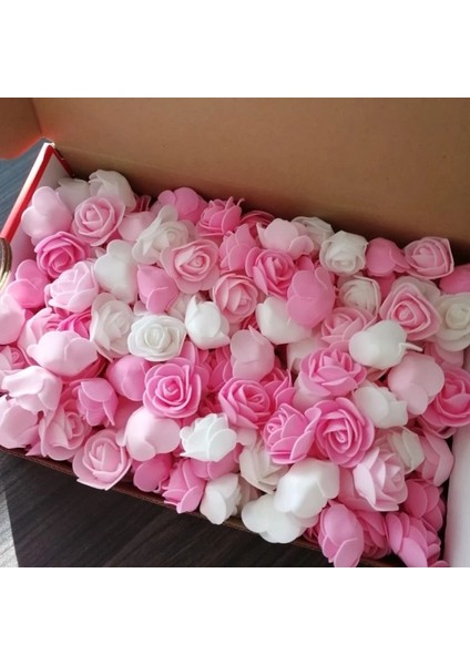 F13 Yeşil 100 Adet 50-200 Adet 3 cm Pe Köpük Gül Yapay Çiçek Kafaları Dıy Oyuncak Ayı Güller Scrapbooking Çelenk Aksesuarları Düğün Parti Dekoru (Yurt Dışından)