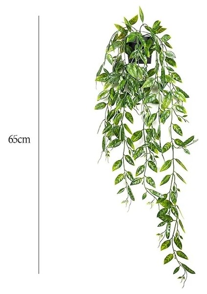 Kar Bezelye 1 Pc (Saksı Olmadan) Yapay Succulents Asılı Duvar Bitkileri Okaliptüs Mandala Asılı Saksı Plastik Çelenk Düğün Ev Dekor Rattan Bonsai (Yurt Dışından)