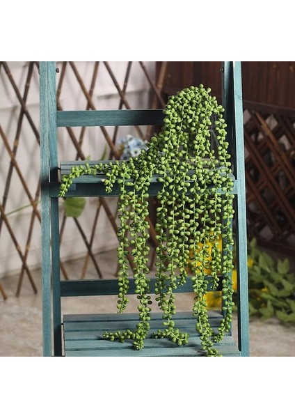 Kar Bezelye 1 Pc (Saksı Olmadan) Yapay Succulents Asılı Duvar Bitkileri Okaliptüs Mandala Asılı Saksı Plastik Çelenk Düğün Ev Dekor Rattan Bonsai (Yurt Dışından)