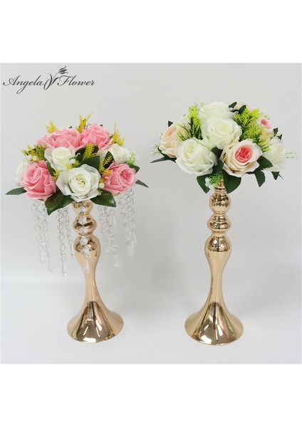 Gül Kırmızı 26CM Yapay Çiçek Topu Kumaş Plastik Simülasyon Masa Centerpieces Dekor Düğün Için Yol Kurşun Çiçek Buketi Parti Sahne (Yurt Dışından) fırsatları