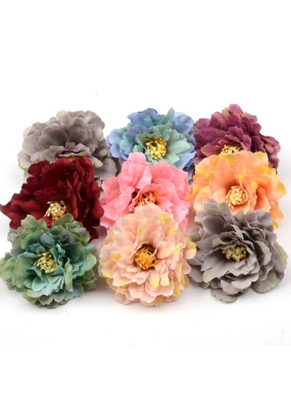 Turuncu 10 Adet/grup 6 cm Yapay Ipek Karanfil Çiçek Başları Düğün Ev Dekorasyon Dıy Gelin Holding Çiçek Aksesuarları Sahte Çiçekler (Yurt Dışından) fırsatları