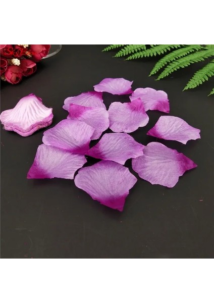 Açık Mor 1000 Adet/grup 4.5*4.5 cm Ipek Gül Yaprakları Düğün Dekorasyon Için Romantik Yapay Gül Çiçek 20 Renkler Düğün Aksesuarları 7z (Yurt Dışından)