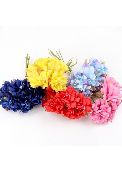 Stil 3 6 Adet/grup 3 cm Ipek Krizantem Yapay Çiçekler Kafa Dıy Çelenk Hediye Kutusu Zanaat Sahte Çiçek Düğün Ev Partisi Dekorasyon Için (Yurt Dışından) modelleri