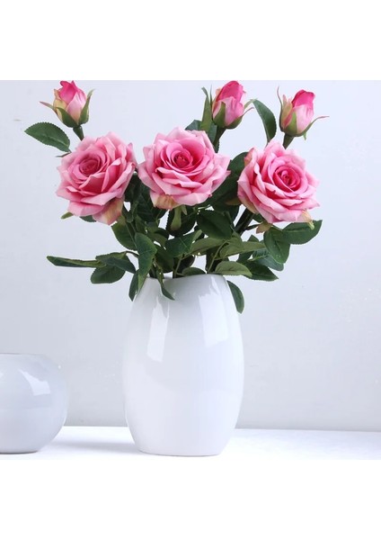 Uzunluk 43CM Dıy Gelin Yapay Çiçek Başları Gül Şakayık Ev Dekorasyon Aksesuarları Yaratıcı Düğün Yapay Çiçekler Ipek Çiçek (Yurt Dışından) indirimleri