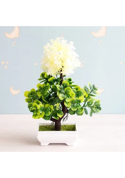 13 Yenı Yapay Bitkiler Bonsai Küçük Ağaç Saksı Bitkileri Ev Dekorasyon Otel Bahçe Dekor Için Sahte Çiçekler Saksı Süsler (Yurt Dışından)