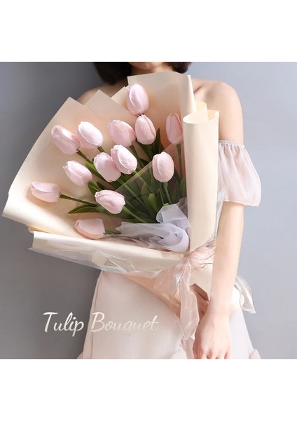 Turuncu 5 Adet 5 Adet Lale Yapay Çiçekler Gerçek Dokunmatik Buket Sahte Çiçekler Dekorasyon Düğün Malzemeleri Için Ev Dekor Sevgililer Çiçekler (Yurt Dışından) modelleri