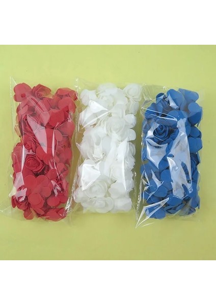 Redwhiteblue 200 Adet 50/100/150/200 3.5 cm Köpük Gül Pe Çiçek Kafa Yapay Çiçekler Dıy Güller Ayı Doğum Günü Hediyesi Düğün Noel Ev Dekorasyonu (Yurt Dışından)