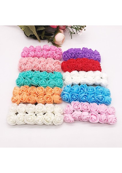 Şarap Kırmızısı 144 Adet 36/72/144 Adet Köpük Gül Yapay Çiçek Başları Buket Dıy Çelenk Düğün Süslemeleri Sahte Çiçekler Sevgililer Günü Hediyeleri Ev Dekor (Yurt Dışından) modelleri