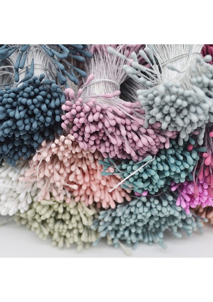 F07 4000 Adet 400/800/4000 Adet 1.5mm Mini Inci Çiçek Ercik Pistil Çift Kafaları Düğün Ev Dekorasyonu Dıy El Sanatları Scrapbooking Sahte Çiçekler (Yurt Dışından) modelleri