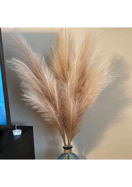 Pembe Mor 5 Adet 5/10 Adet 56 cm Yapay Pampas Çim Buket Düğün Parti Için Ev Odası Masa Dekorasyon Mini Sahte Kamış Çiçek Bitki Dıy Vazo (Yurt Dışından)