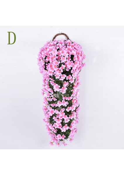 Stil 3 Dıy Yapay Ipek Menekşe Ivy Asmak Çiçek Çelenk Duvar Asılı Bitki Düğün Ev Partisi Balkon Dekor Yapay Çiçek (Yurt Dışından) fırsatları
