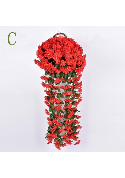 Stil 3 Dıy Yapay Ipek Menekşe Ivy Asmak Çiçek Çelenk Duvar Asılı Bitki Düğün Ev Partisi Balkon Dekor Yapay Çiçek (Yurt Dışından) indirimleri