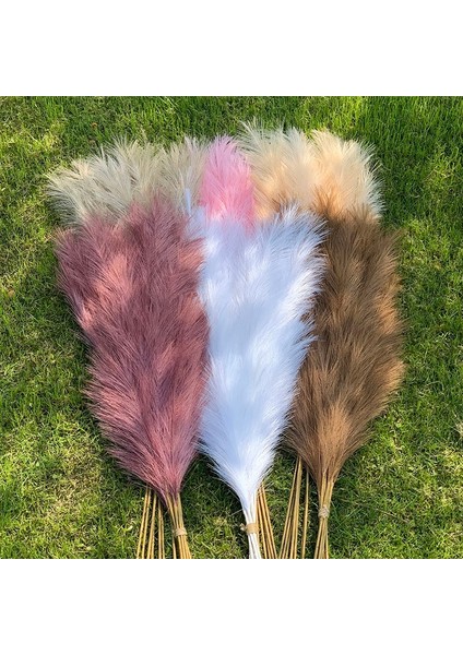 100CM-B01-1PC 100-120CM Büyük Ipek Pampas Çim Çiçekleri Pantas Artificiales Para Decoracion Simülasyon Bitkiler Ev Dekor Için Düğün Dekorasyon (Yurt Dışından)