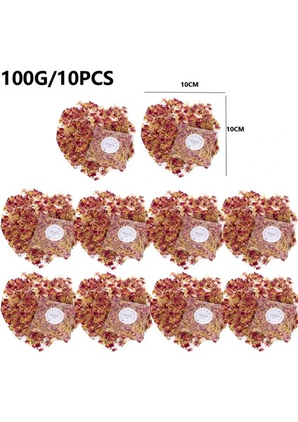 100G Seviye 3 100/200G Doğal Kurutulmuş Çiçek Gül Yaprakları Pop Düğün Konfeti Doğum Günü Partisi Dıy Dekorasyon Biyobozunur El Yapımı Parti (Yurt Dışından)