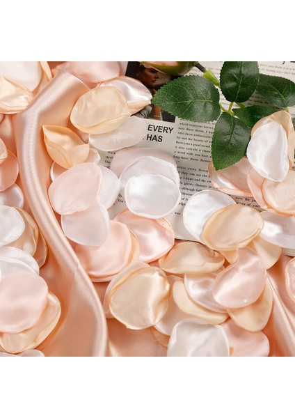 Pembe 100 Adet 4 cm Ipek Gül Yaprakları Yapay Çiçek Sevgililer Günü Düğün Parti Atmak Yaprakları Yıldönümü Teklifi Romantik Oda Dekorasyon (Yurt Dışından)