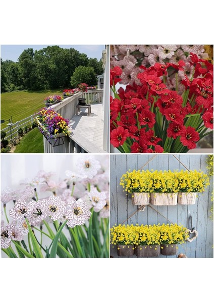 19-30 cm Yapay Çiçekler Renk Calla Zambak Sahte Çiçekler Açık Bahçe Veranda Dış Pencere Yard Ofis Ev Masası Odası Dekorasyon (Yurt Dışından) fırsatları