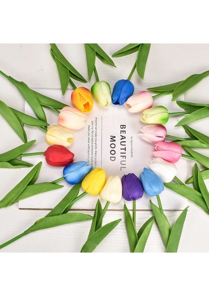 Renk 6 5 Adet 3/5/10 Adet Lale Yapay Çiçek Yapay Buket Laleler Sahte Çiçek Düğün Ev Bahçe Dekor Için (Yurt Dışından) modelleri