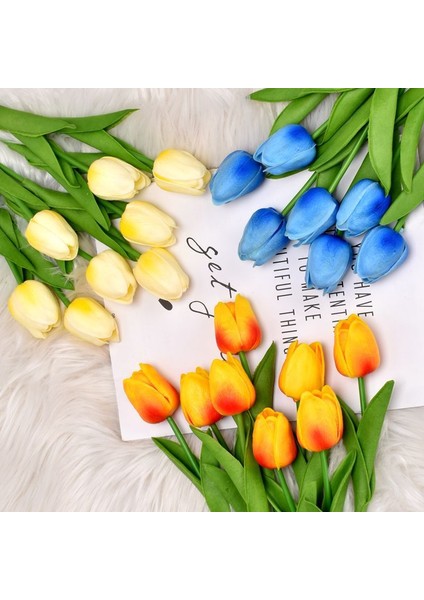 Renk 6 5 Adet 3/5/10 Adet Lale Yapay Çiçek Yapay Buket Laleler Sahte Çiçek Düğün Ev Bahçe Dekor Için (Yurt Dışından) fırsatları