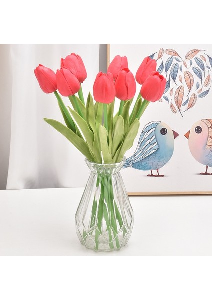 Renk 6 5 Adet 3/5/10 Adet Lale Yapay Çiçek Yapay Buket Laleler Sahte Çiçek Düğün Ev Bahçe Dekor Için (Yurt Dışından) indirimleri