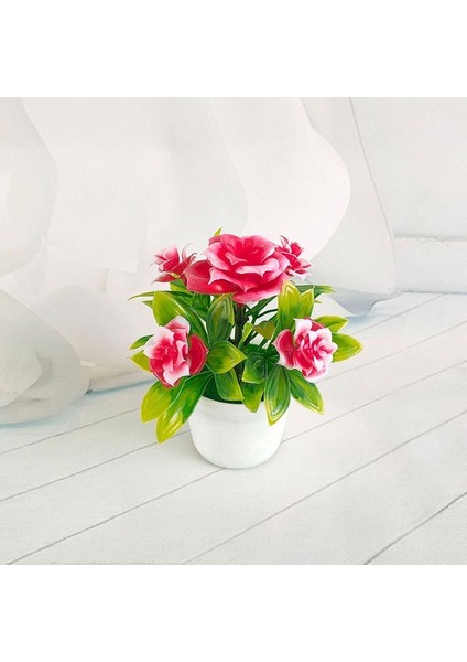 Stil 5 Yapay Saksı Bitki Bonsai Portakal Nar Meyve Ağacı Pot Plastik Bahçe Sahte Bitki Dekorasyon Ev Dekorasyon (Yurt Dışından)