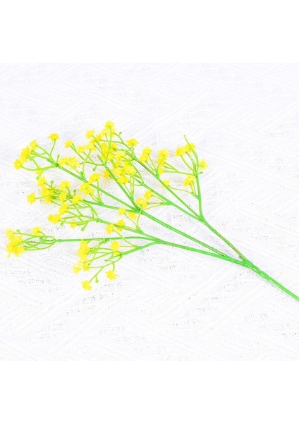 Sarı 5 Adet 1/3/5 Adet 52 cm Beyaz Bebek Nefes Yapay Çiçekler Gypsophila Dıy Buket Düğün Parti Ev Dekorasyon Için Plastik Sahte Çiçekler (Yurt Dışından)
