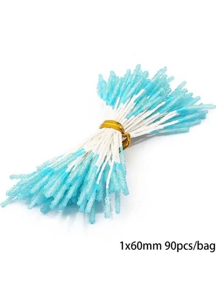 Stil 29 6/10/12/50/60/70/90/144 Adet Mix Mavi Çiçek Kiraz Ercik Meyveleri Paketi Dıy Noel Düğün Pastası Hediye Kutusu Çelenkler Dekorasyon (Yurt Dışından)