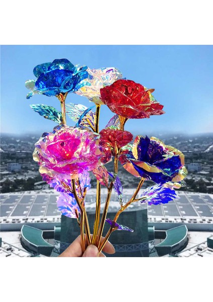 Kırmızı 3 Adet Sevgililer Günü Yaratıcı Hediye 24 K Folyo Kaplama Gül Altın Gül Sonsuza Kadar Sürer Aşk Düğün Dekor Sevgilisi Yapay Güller (Yurt Dışından) indirimleri